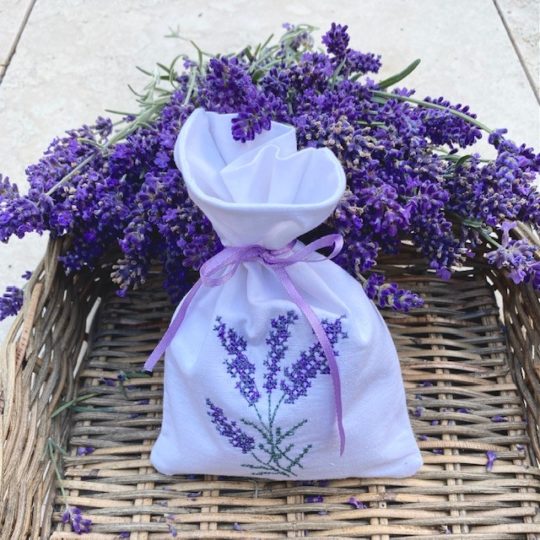 Lavendelsäckchen Leinen