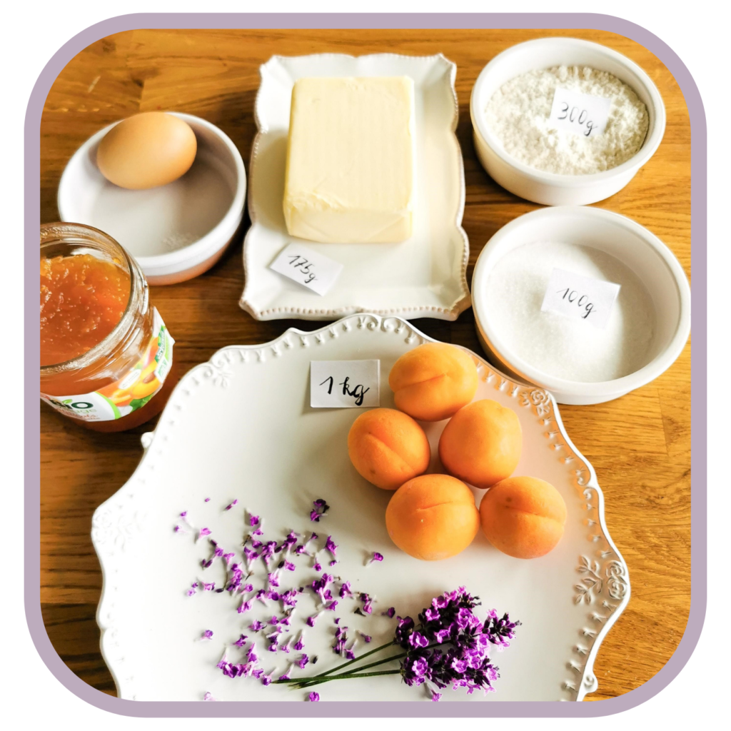 Zutaten für Tarte aux abricots