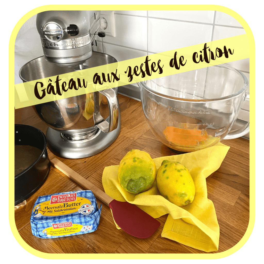 Rezept zum backen Zitronenkuchen
französisch backen
Zutaten Cake au citrons