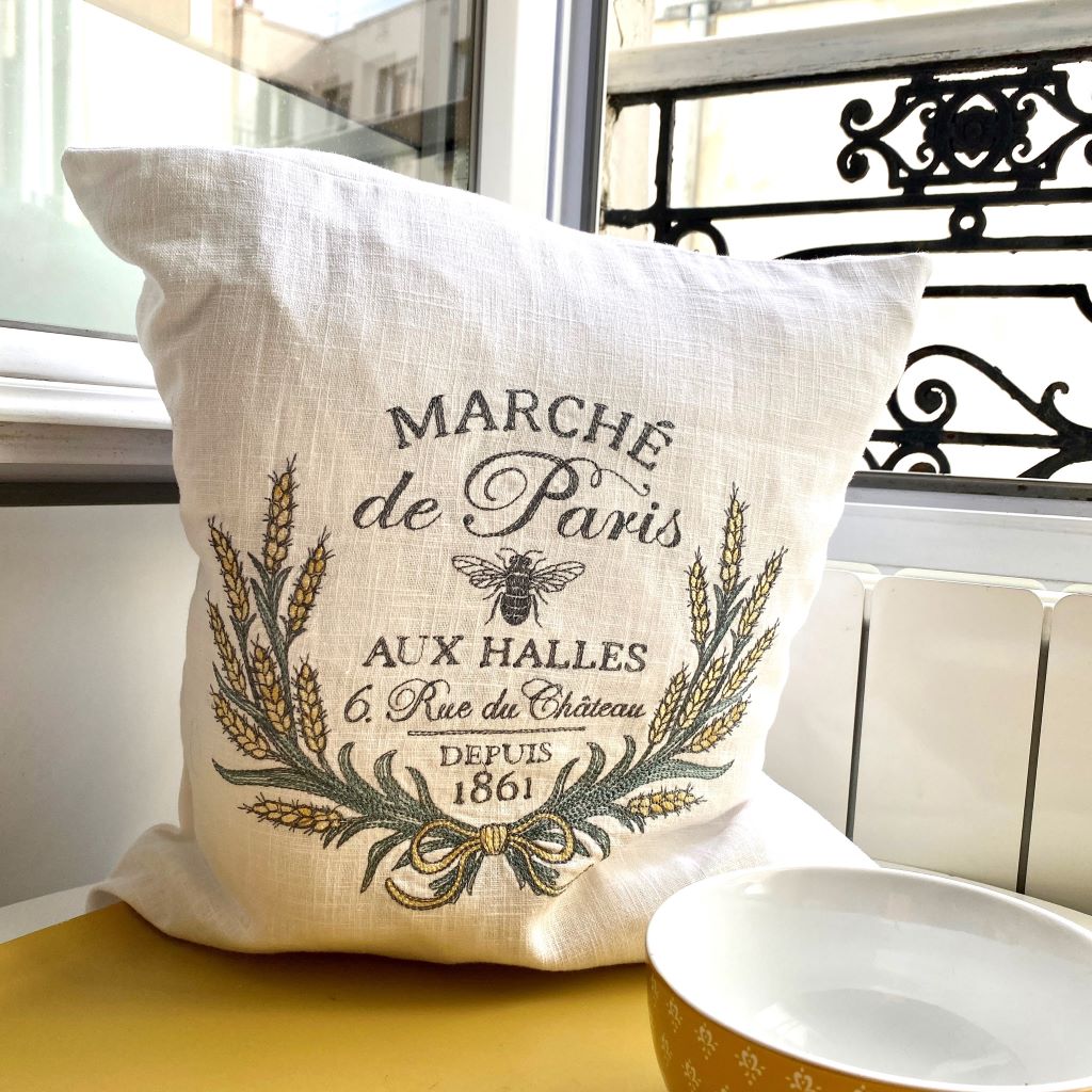 kissenbezug leinen französischer landhausstil paris chic