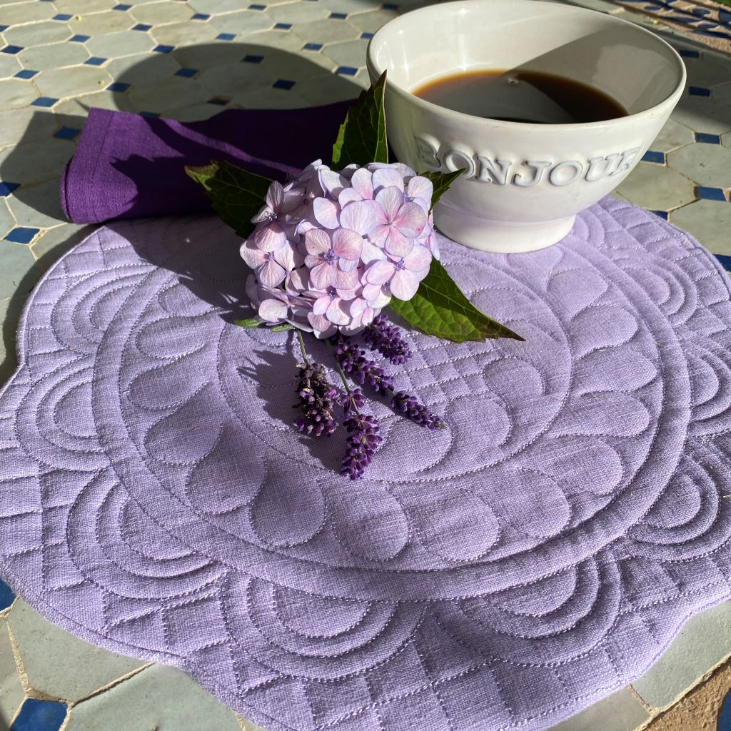 tischset platzset franzoesischer stil leinen