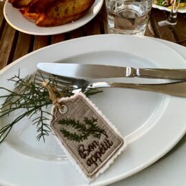 anhaenger rosmarin tischdeko geschenkanhaenger