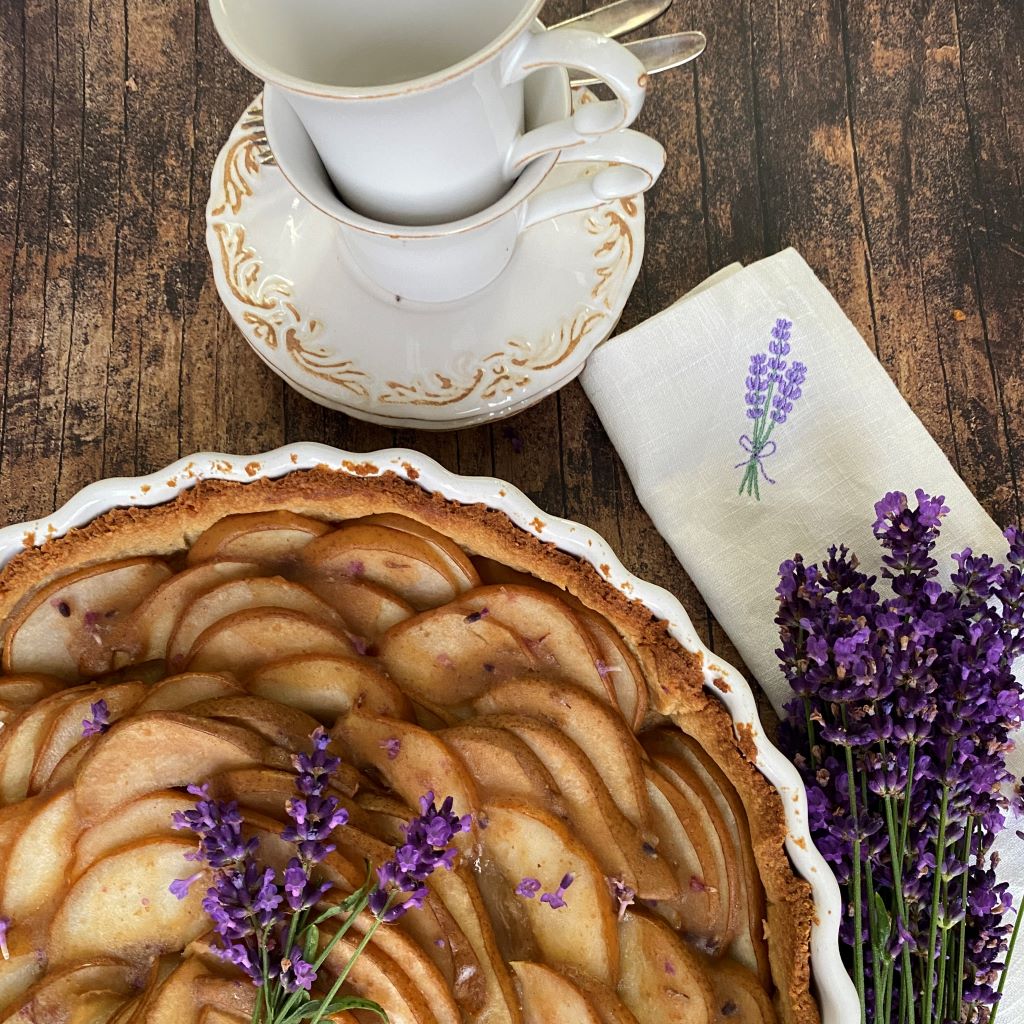 serviette-leinen-lavendel-stickerei